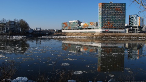 La Loire sous la glace