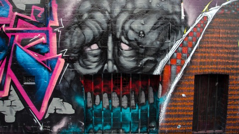 Street art in Hosier Lane Melbourne